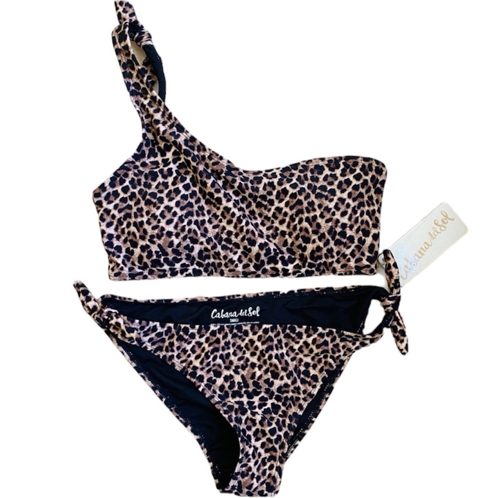 Cabana del Sol leopard 2-piece swimsuit